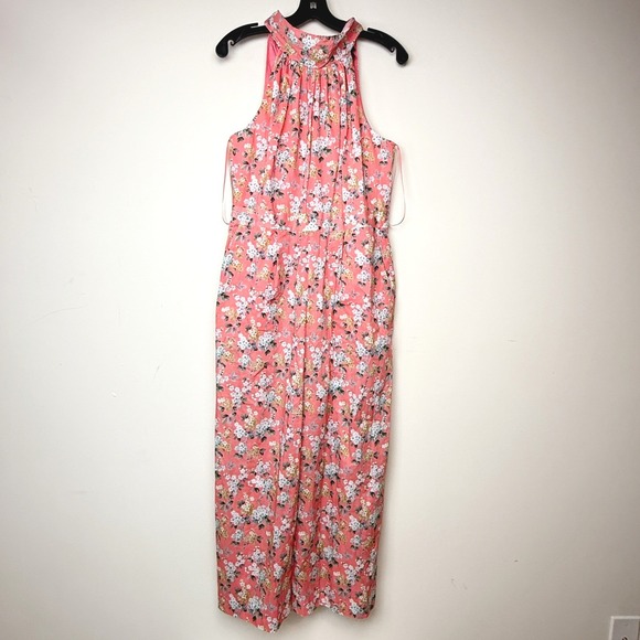 J.CREW Floral Josephine Jumpsuit Size 8 Liberty Fabric Wide Leg Womens NWT - Picture 2 of 14